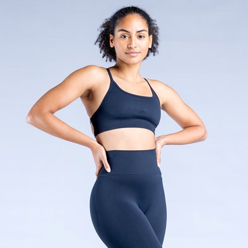 DFYNE Dynamic Backless Sports Bra Charcoal | 849-WOALUN