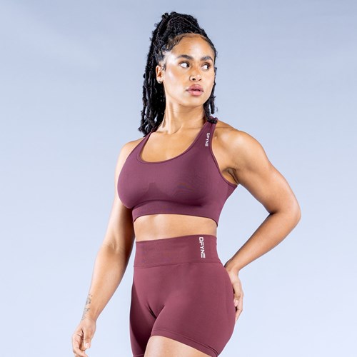DFYNE Dynamic Sports Bra Bordeaux | 872-JQLUSR