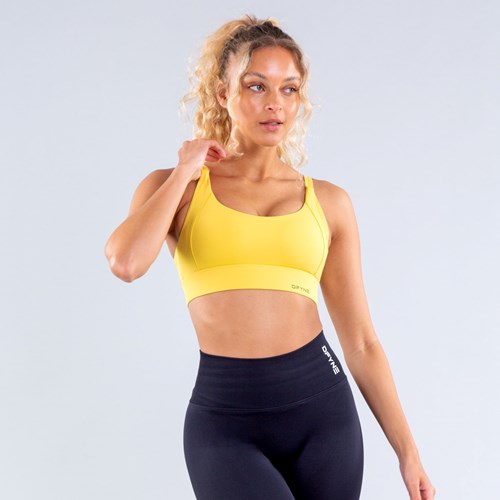 DFYNE Origin High-Support Sports Bra Gelb | 139-VFMHQU
