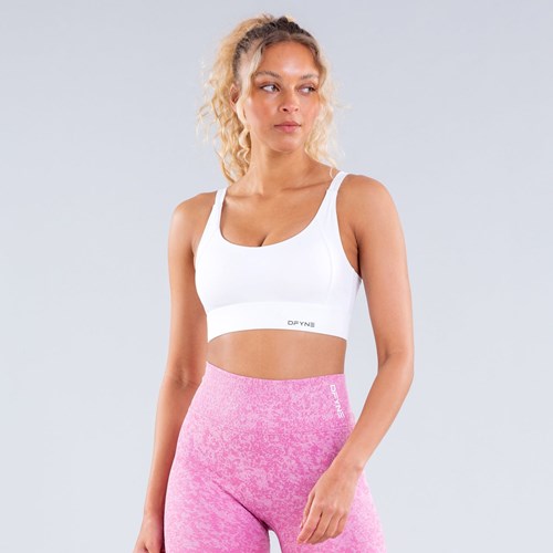 DFYNE Origin High-Support Sports Bra Weiß | 752-WQSMLF