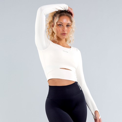 DFYNE Origin Long Sleeve Top Weiß | 831-EUAPWH
