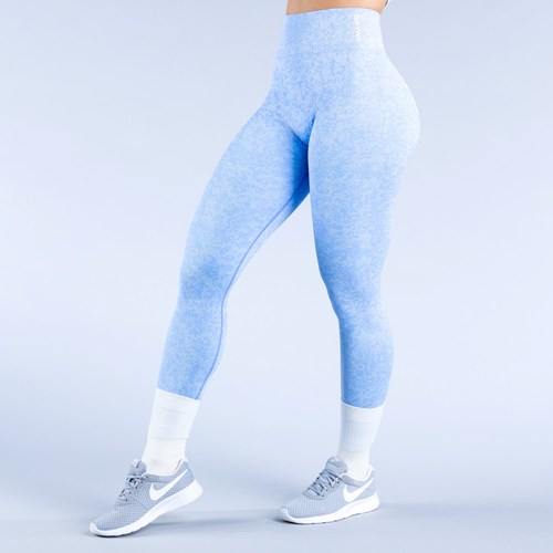 DFYNE Revive Leggings Camouflage Blau | 682-XRJKOW