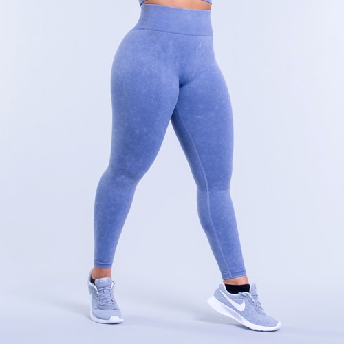 DFYNE Valkyrie Acid Wash Leggings Tiefesblau | 065-SGFQTV